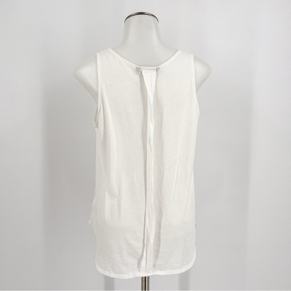 Banana Republic two fabric white tank - Picture 2 of 4